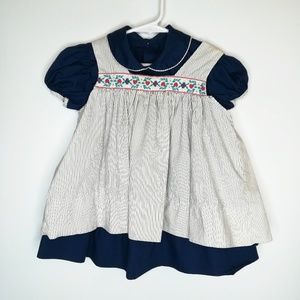 Vintage 2 piece Dress and Coverlet Toddler Girl